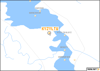 map of Kyzyltu