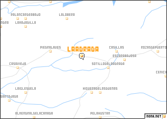 map of La Adrada