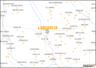 map of La Agencia