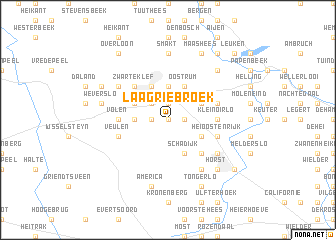 map of Laagriebroek