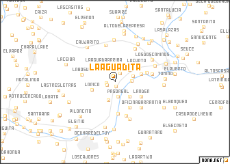 map of La Aguadita