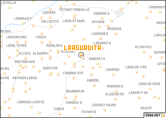 map of La Aguadita