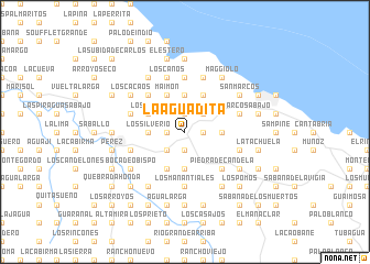 map of La Aguadita