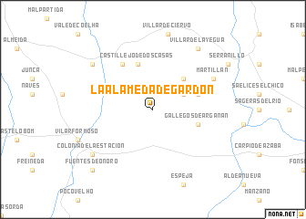 map of La Alameda de Gardón