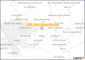 map of La Alameda de Osuna