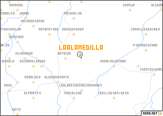 map of La Alamedilla