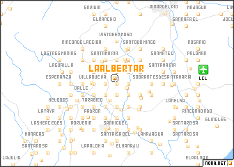 map of La Albertar