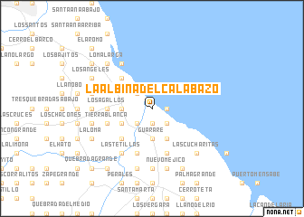 map of La Albina del Calabazo