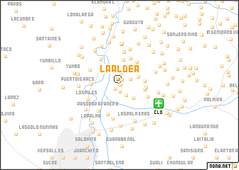 map of La Aldea