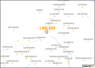 map of La Aldea