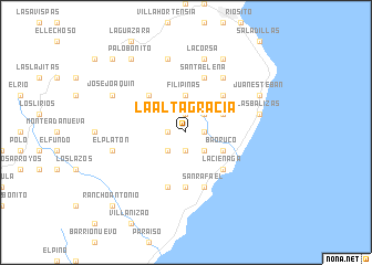 map of La Altagracia