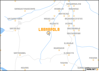 map of La Amapola