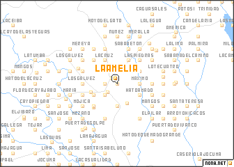 map of La Amelia