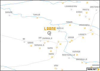 map of Laane