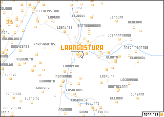 map of La Angostura
