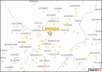 map of La Arada
