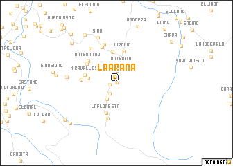 map of La Araña