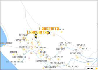 map of La Arenita