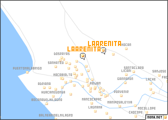 map of La Arenita