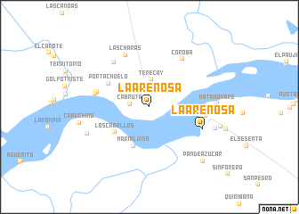 map of La Arenosa