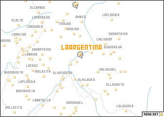 map of La Argentina