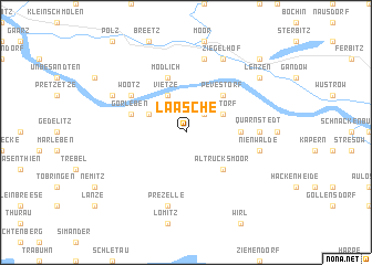 map of Laasche