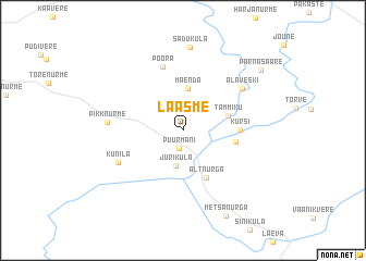 map of Laasme