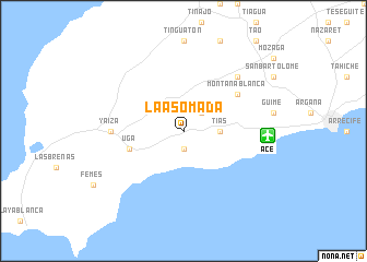 map of La Asomada