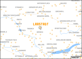 map of Laastadt