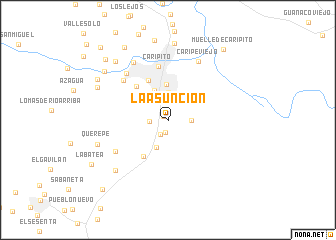 map of La Asunción