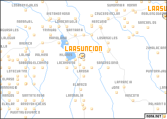 map of La Asunción