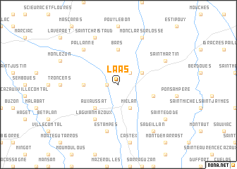 map of Laas