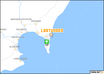 map of La Atunara