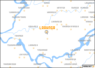 map of La-awn Ga