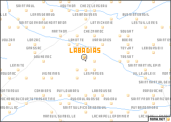 map of Labadias