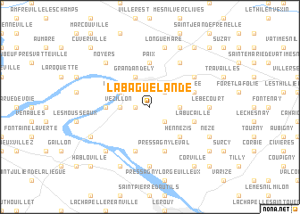 map of La Baguelande