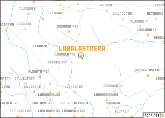 map of La Balastrera