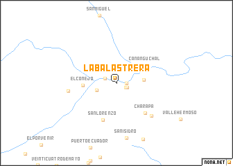 map of La Balastrera