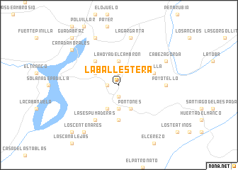 map of La Ballestera