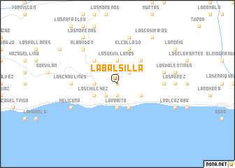 map of La Balsilla