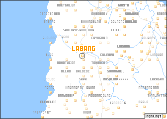 map of Labang