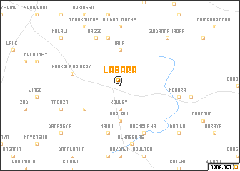 map of Labara