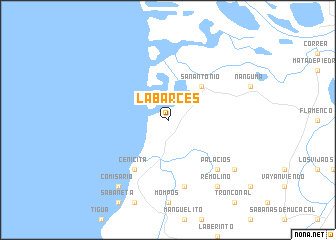 map of La Barcés