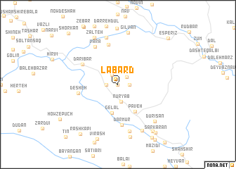 map of Lābard