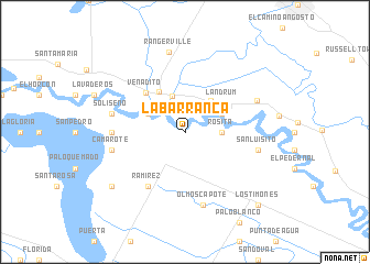 map of La Barranca