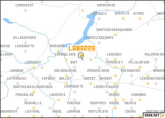 map of La Barre