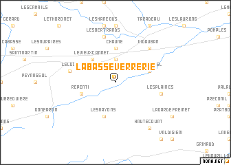 map of La Basse Verrerie