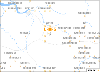 map of Labas