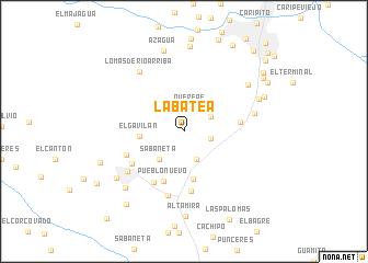 map of La Batea