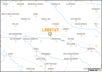 map of Labatut